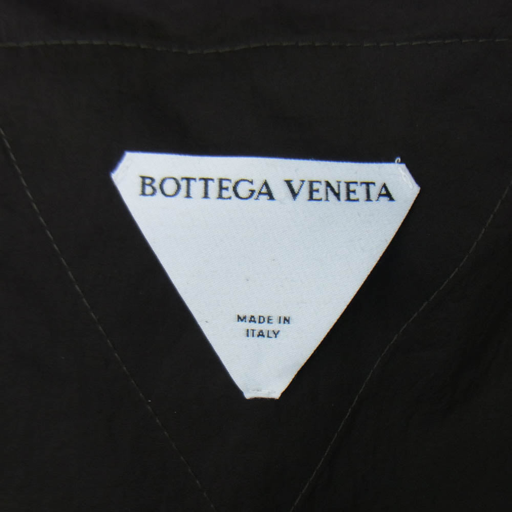 BOTTEGAVENETA ボッテガヴェネタ 22AW 664055 VF4K0 イントレチャート テクニカルナイロン パデッド ダウン ベスト ダークブラウン系 S【美品】【中古】
