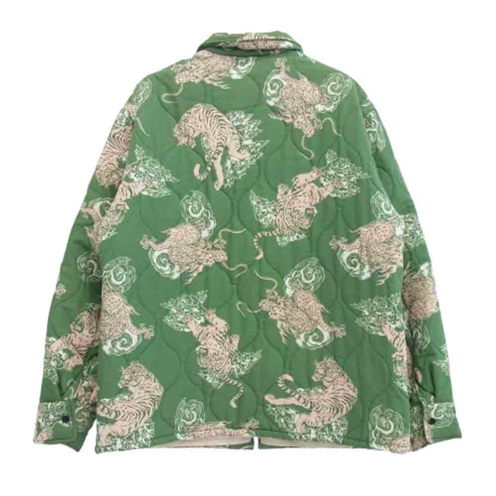 LOST CONTROL ロストコントロール L22A3-4016 Tiger&Dragon Vietnamase JK タイガー ドラゴン キルティング ベトジャン グリーン系 4【中古】