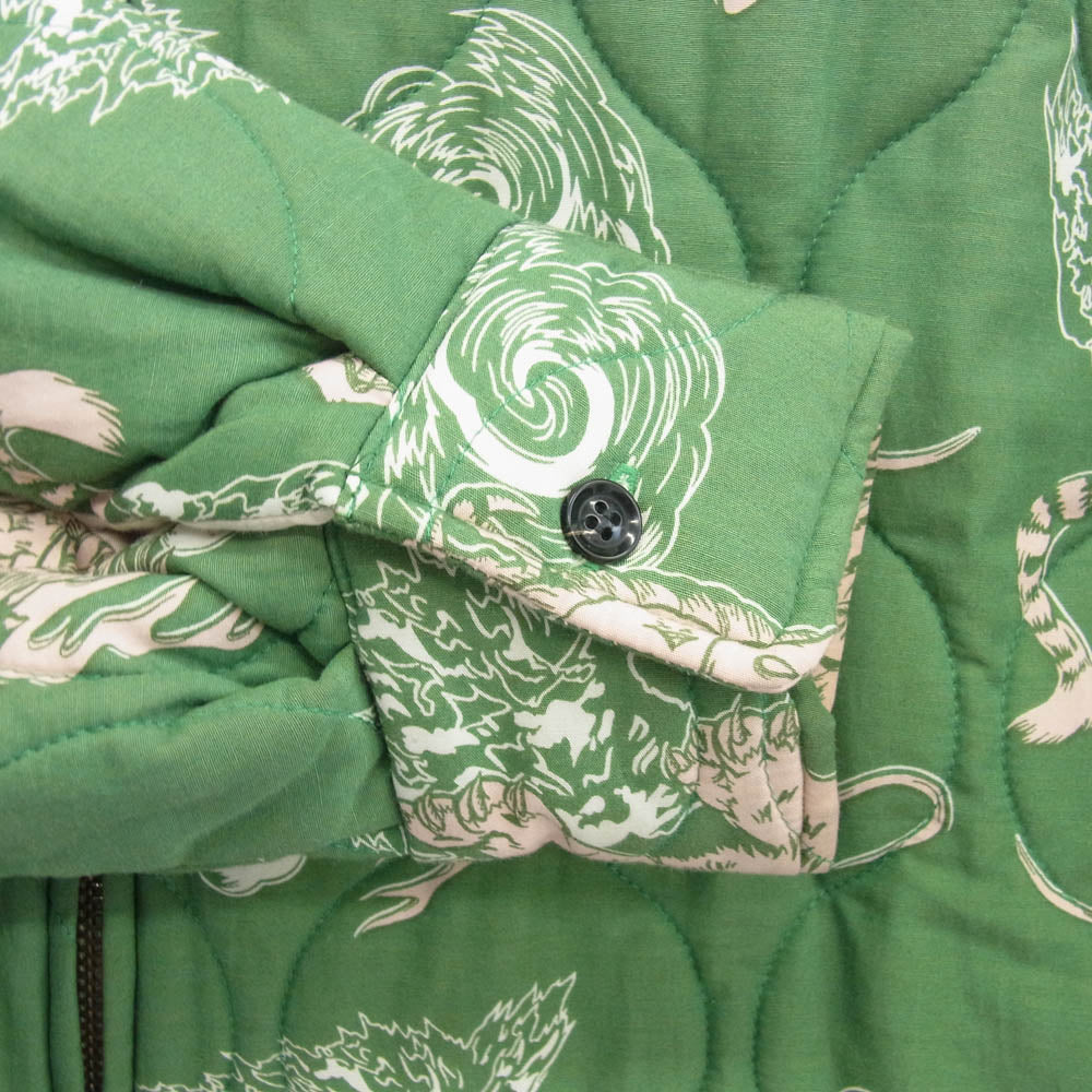 LOST CONTROL ロストコントロール L22A3-4016 Tiger&Dragon Vietnamase JK タイガー ドラゴン キルティング ベトジャン グリーン系 4【中古】