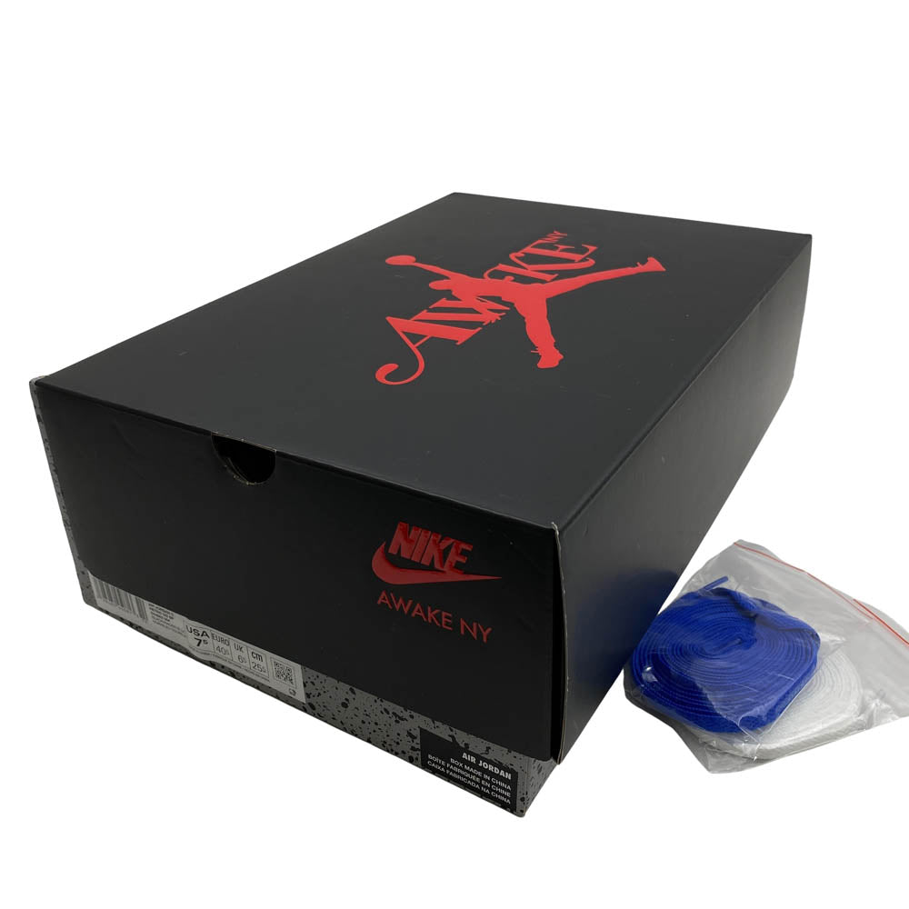 NIKE ナイキ DV4982-004 × Awake NY アウェイクニューヨーク ir Jordan 5 Retro OG エアジョーダン5 レトロ OG ローカット スニーカー ブラック系 25.5cm【新古品】【未使用】【中古】