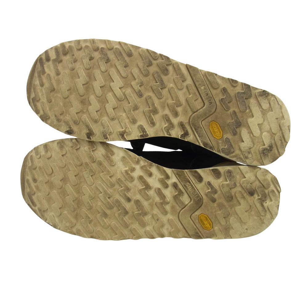 VISVIM ビズビム 0119201001006 ROLAND JOGGER ローランドジョガースウェード ローカット スニーカー ブラック系 12【中古】