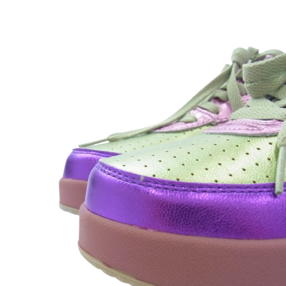 A BATHING APE アベイシングエイプ 0607FS-034 【鑑賞用】 BAPE STA Low ベイプスター ローカット スニーカー ピンク系 26.5cm【中古】