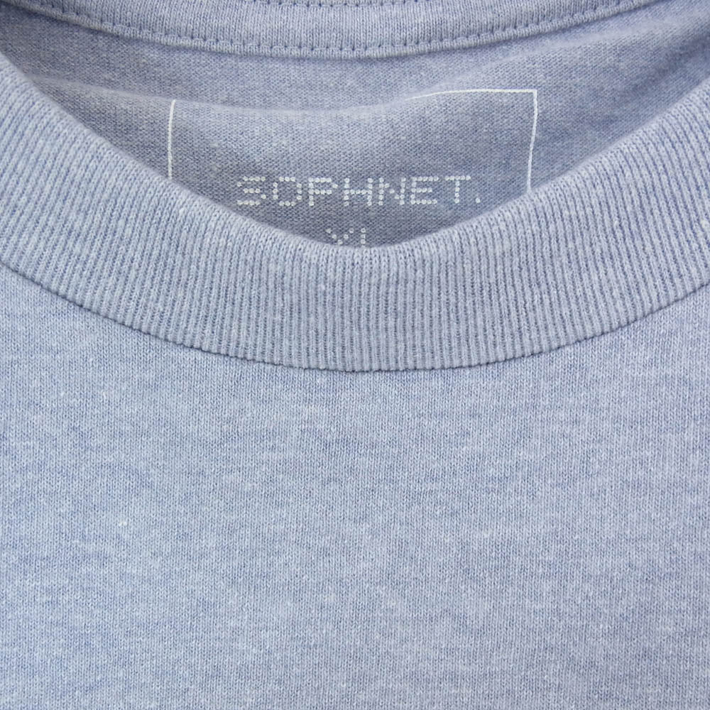 SOPHNET. ソフネット 24SS SOPH-242060 7674. BAGGY TEE 半袖 Tシャツ ブルー系 XL【極上美品】【中古】