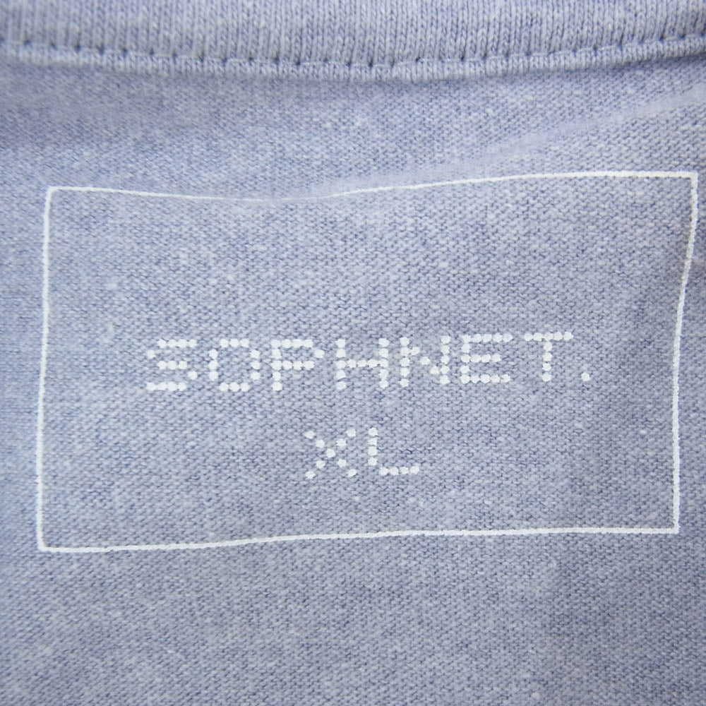 SOPHNET. ソフネット 24SS SOPH-242060 7674. BAGGY TEE 半袖 Tシャツ ブルー系 XL【極上美品】【中古】