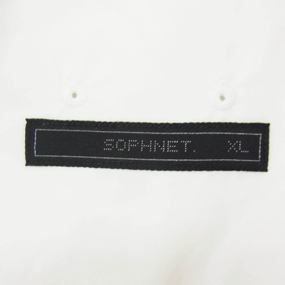 SOPHNET. ソフネット 24SS SOPH-240028 REGULAR COLLAR S/S SHIRT レギュラーカラー 半袖 シャツ ホワイト系 XL【中古】