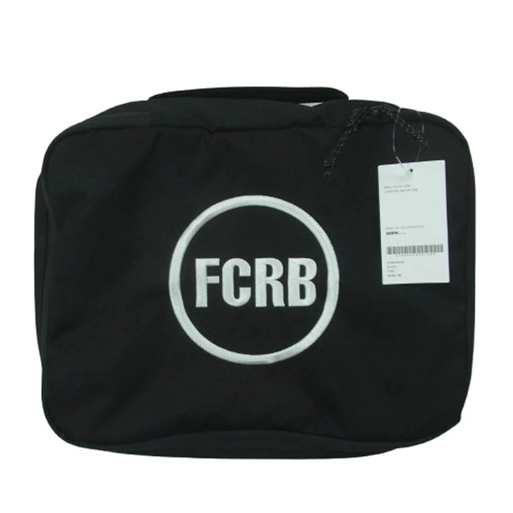 F.C.R.B. エフシーアールビー FCRB-202089 ナイロン 刺繍 ポーチ 中国製 ブラック系 BLACK FREE【極上美品】【中古】