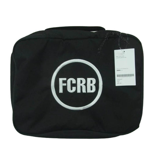 F.C.R.B. エフシーアールビー FCRB-202089 ナイロン 刺繍 ポーチ 中国製 ブラック系 BLACK FREE【極上美品】【中古】