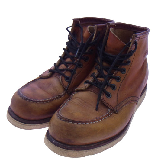 RED WING レッドウィング 875 犬刻印 6CLASSIC MOC 6インチ クラシック モック ブーツ ブラウン系 8【中古】