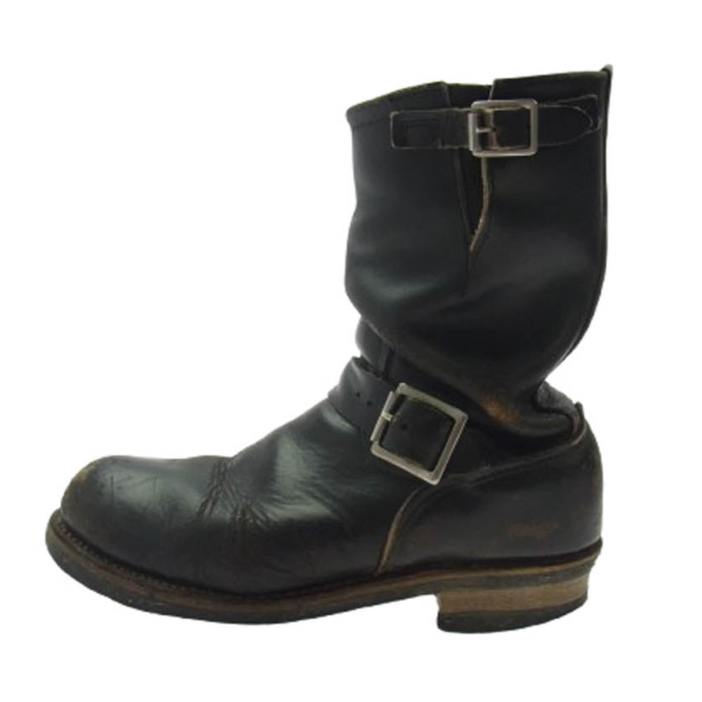 RED WING レッドウィング 2268 Vintage ヴィンテージ 90s pt91 ENGINEER BOOTS エンジニア ブーツ ブラック系 8D【中古】