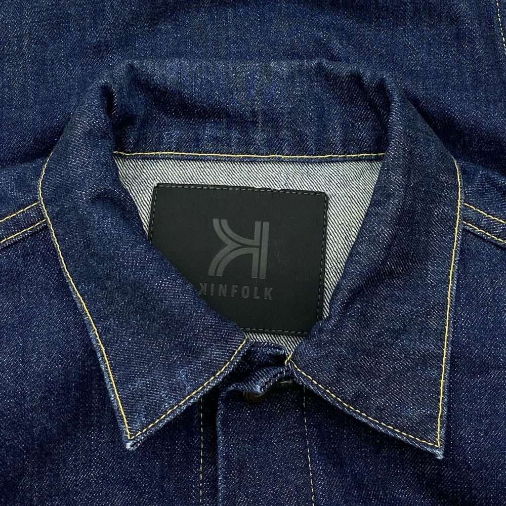 キンフォーク デニムジャケット インディゴブルー系 M【中古】