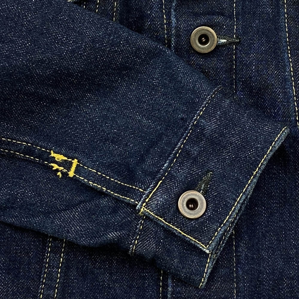 キンフォーク デニムジャケット インディゴブルー系 M【中古】