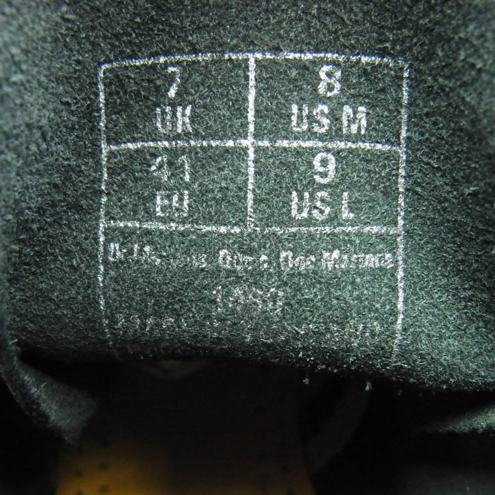 Dr.Martens ドクターマーチン 8ホール レザー ハイカット ブーツ ブラック系 US8【中古】