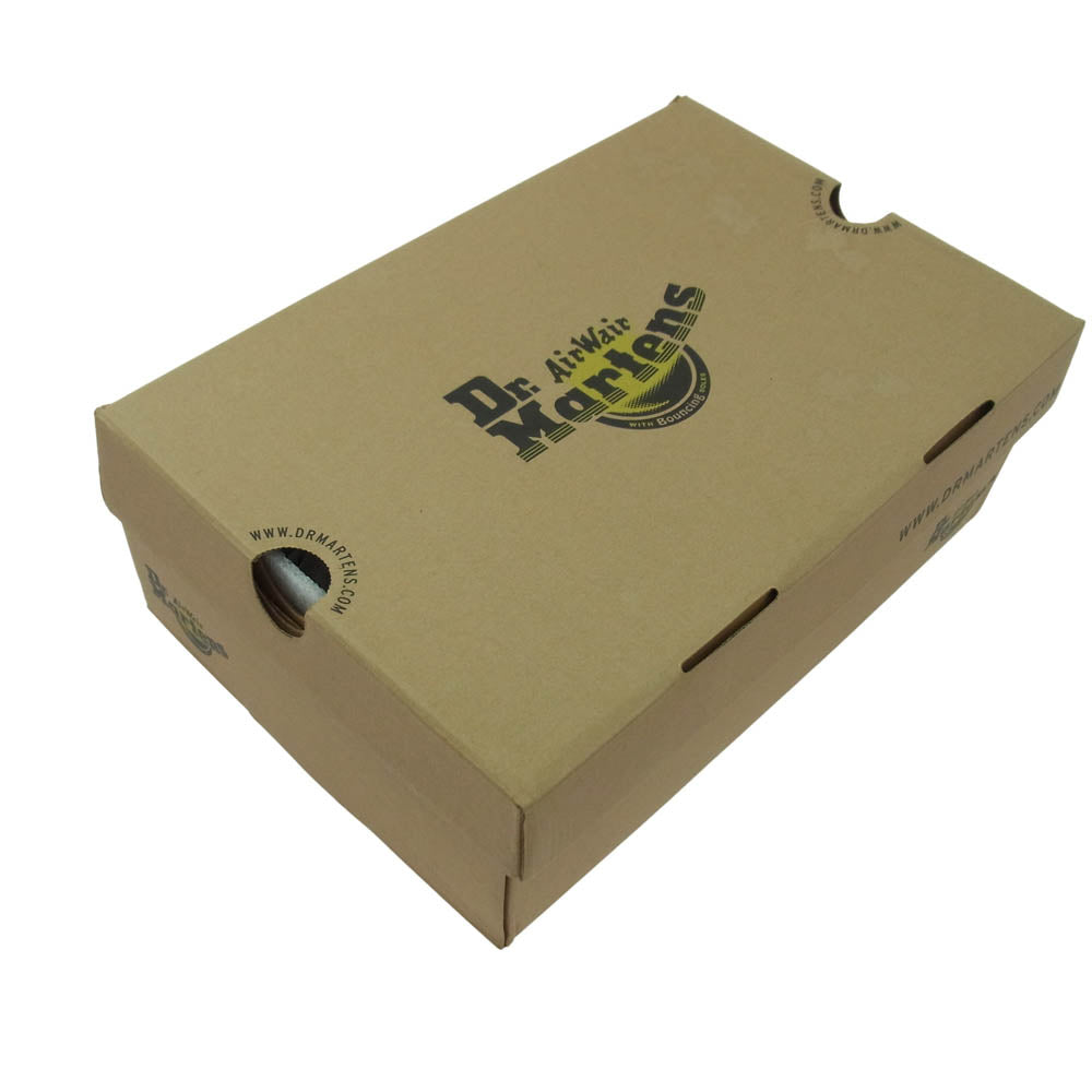 Dr.Martens ドクターマーチン 8ホール レザー ハイカット ブーツ ブラック系 US8【中古】