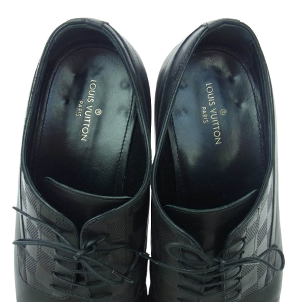 LOUIS VUITTON ルイ・ヴィトン ST0168 オースマン ラインダービー ビジネス シューズ ブラック系 8【中古】