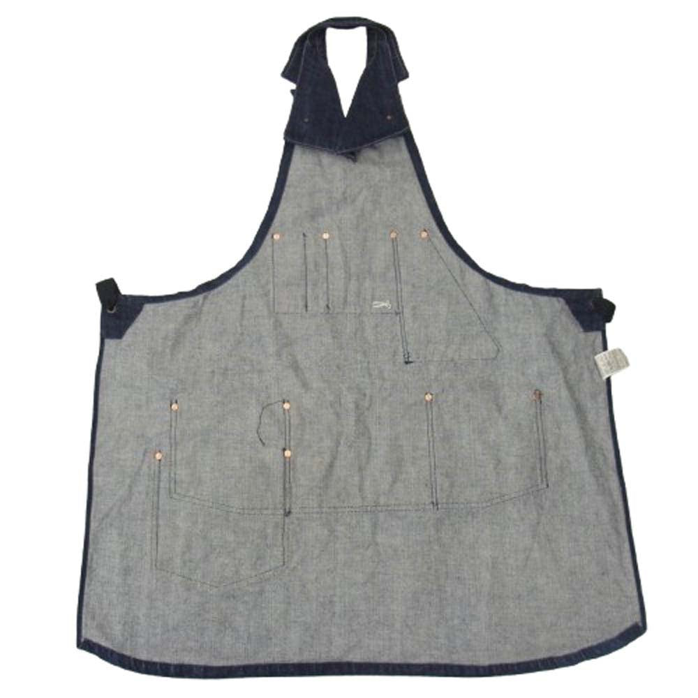 DENHAM デンハム 01-14-04-86-200 UNITED ARROWS & SONS ART COMES FIRST ユナイテッドアローズ デニム テーラード エプロン インディゴブルー系【中古】
