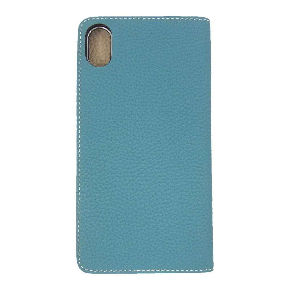 BONAVENTURA ボナベンチュラ 手帳型 iPhone アイフォン スマホケース ブルー系【中古】