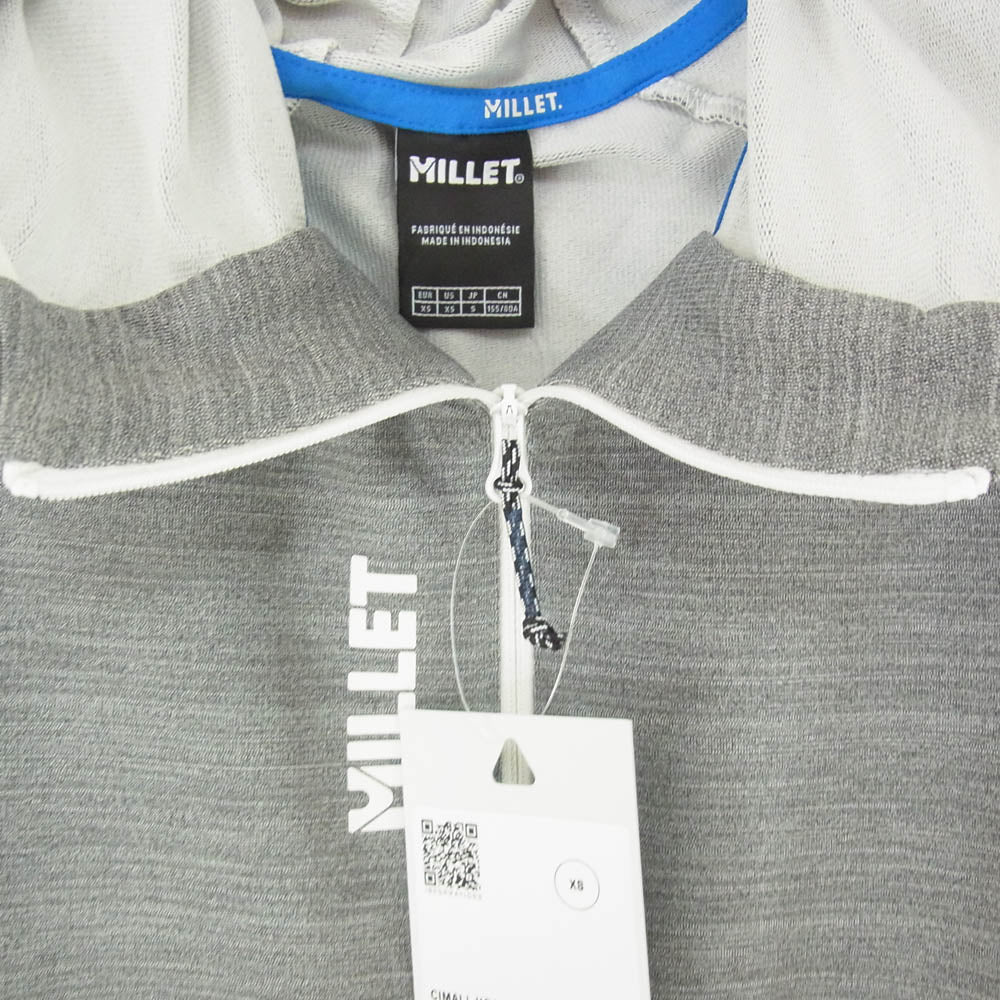 MILLET ミレー MIV10453 Cima? Light シマイ LIGHT フーディー ジップ アップ パーカー グレー系 S【中古】
