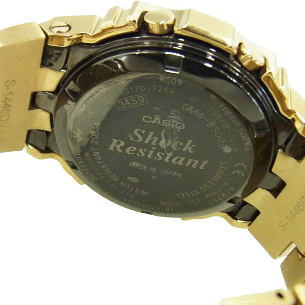 CASIO G-SHOCK カシオ ジーショック GMW-B5000GD-9JF FULL METAL 5000 SERIES Bluetooth 腕時計 ゴールド系【中古】