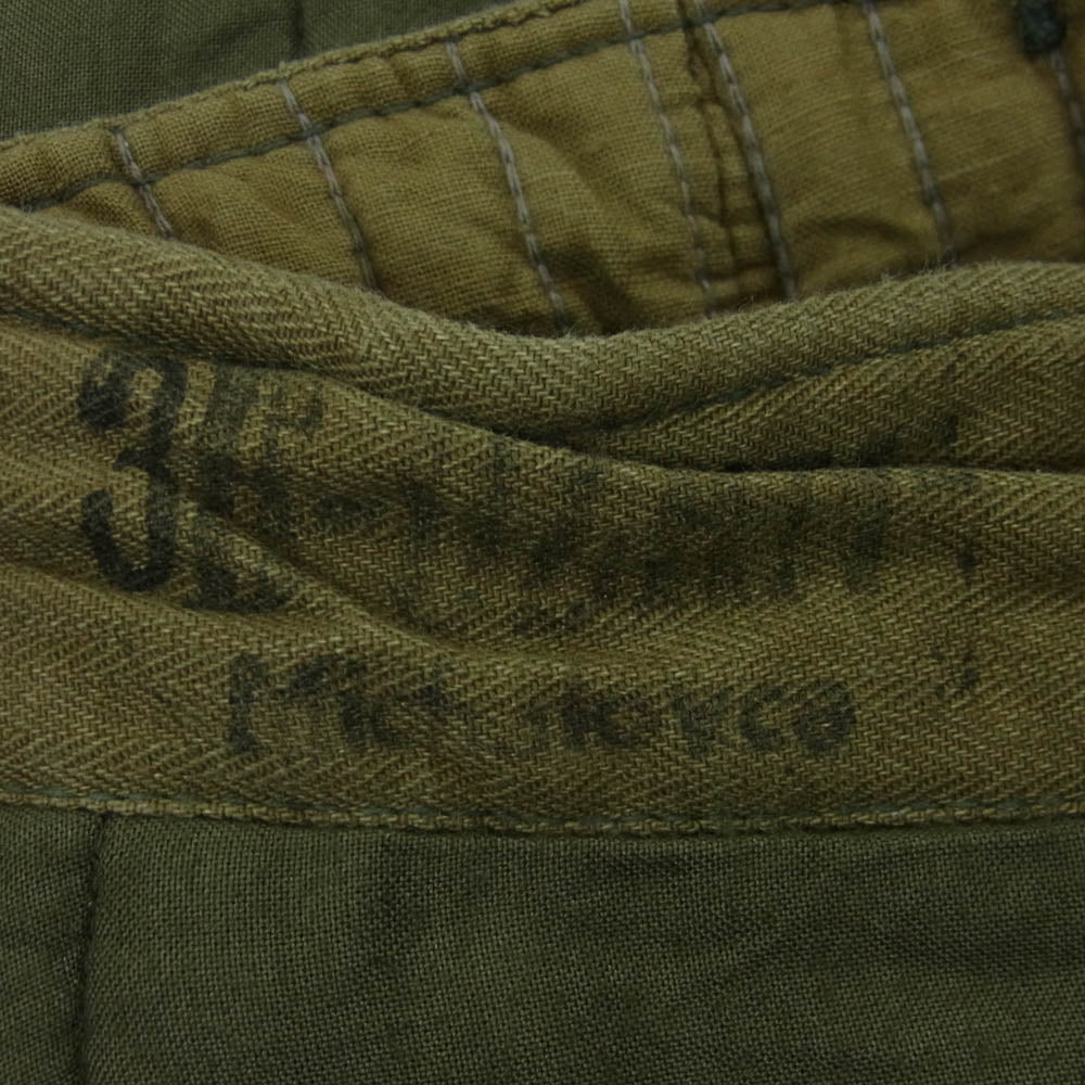 チェコ軍 M-60 ミリタリー ライナー パンツ グリーン系 サイズ表記なし【中古】