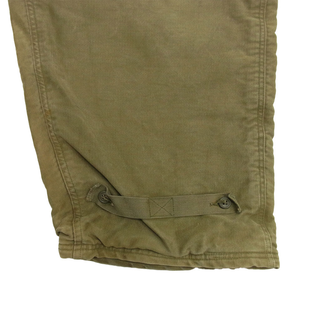 ネイビーデパートメント TALON ZIP vintage N-1 ヴィンテージ デッキ パンツ カーキ系 M【中古】