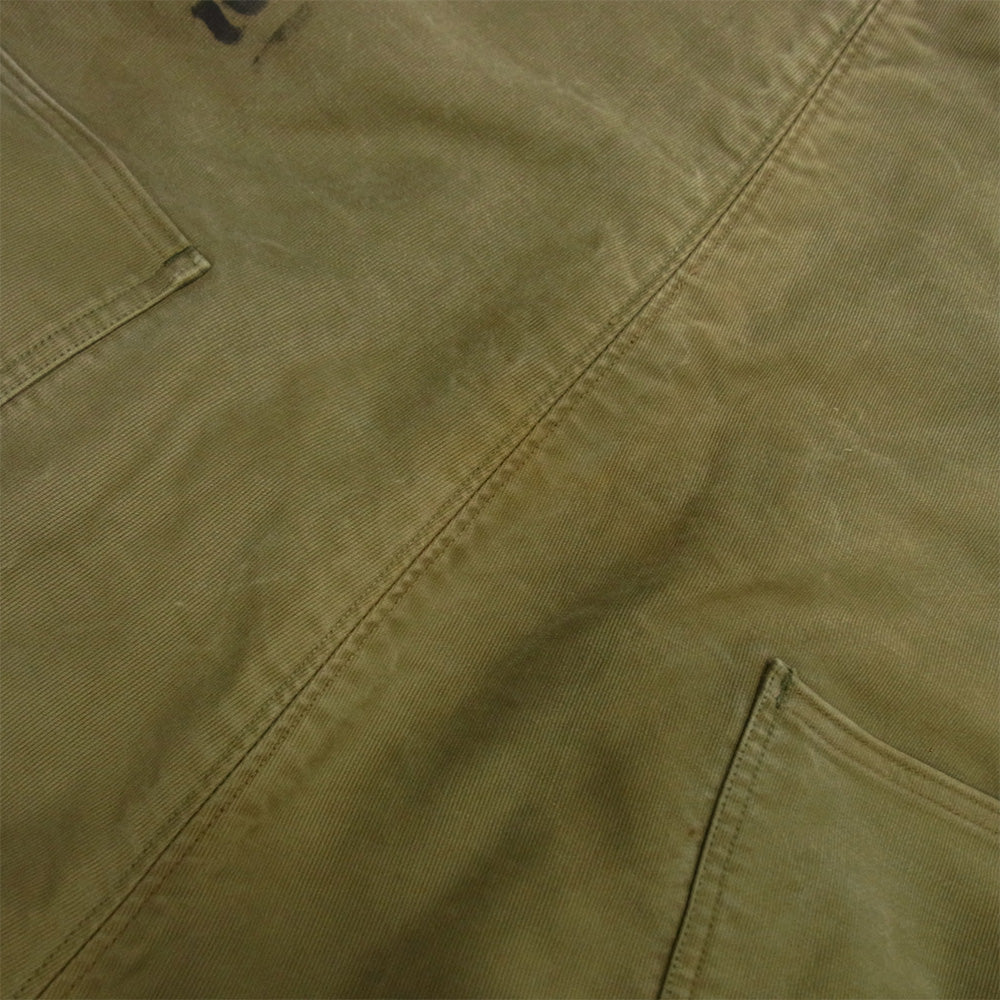 ネイビーデパートメント TALON ZIP vintage N-1 ヴィンテージ デッキ パンツ カーキ系 M【中古】