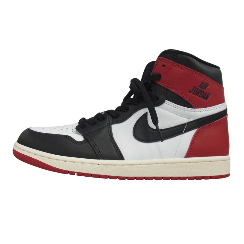 NIKE ナイキ DZ5485-106 Air Jordan 1 Retro High OG Black Toe Reimagined エアジョーダン1 レトロ ハイ OG ブラックトゥリイマジンド スニーカー レッド系 ブラック系 28cm【美品】【中古】