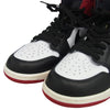 NIKE ナイキ DZ5485-106 Air Jordan 1 Retro High OG Black Toe Reimagined エアジョーダン1 レトロ ハイ OG ブラックトゥリイマジンド スニーカー レッド系 ブラック系 28cm【美品】【中古】