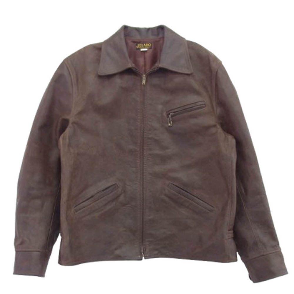 JELADO ジェラード 24/7 Leather Sports Jacket 馬革 レザー スポーツ ジャケット ブラウン系 XL【中古】