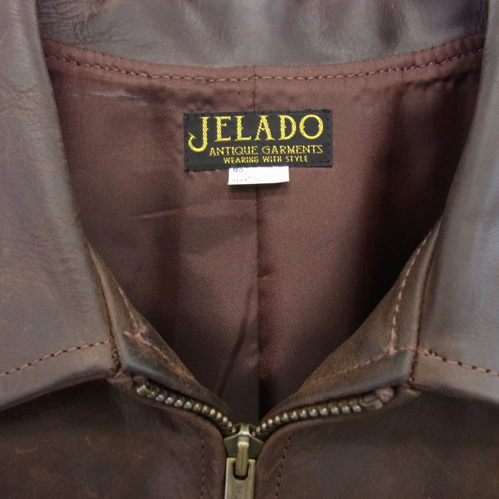 JELADO ジェラード 24/7 Leather Sports Jacket 馬革 レザー スポーツ ジャケット ブラウン系 XL【中古】