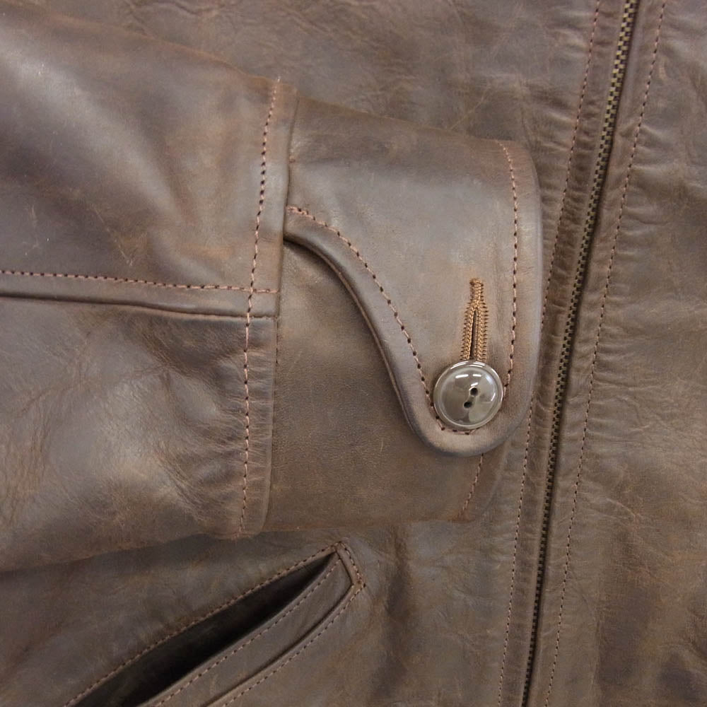 JELADO ジェラード 24/7 Leather Sports Jacket 馬革 レザー スポーツ ジャケット ブラウン系 XL【中古】