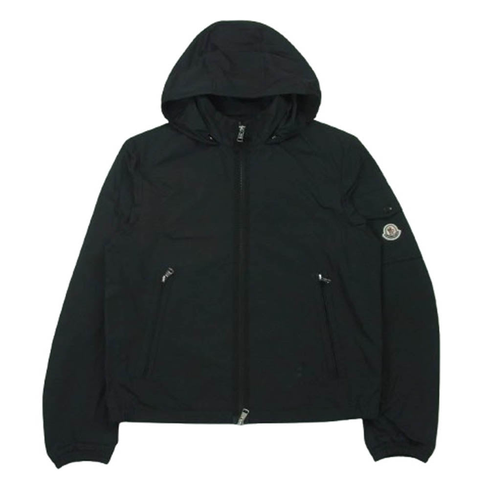 MONCLER モンクレール G10911A74700 54A91 BRIZE GIUBBOTTO ロゴワッペン テクニカルサテン ジップ ジャケット ダークグレー系 2【中古】