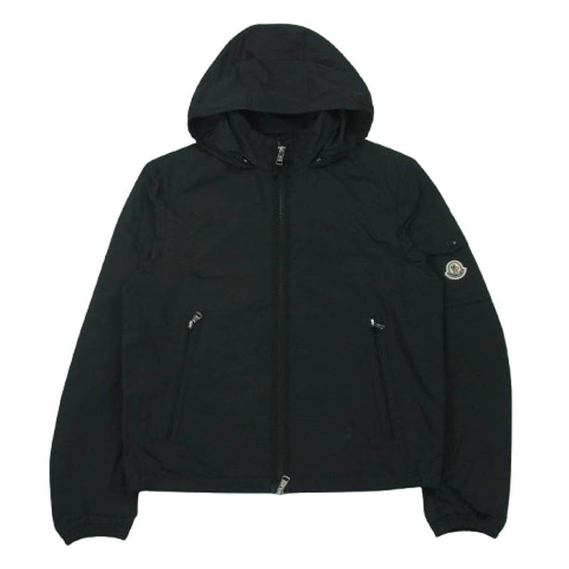 MONCLER モンクレール G10911A74700 54A91 BRIZE GIUBBOTTO ロゴワッペン テクニカルサテン ジップ ジャケット ダークグレー系 2【中古】