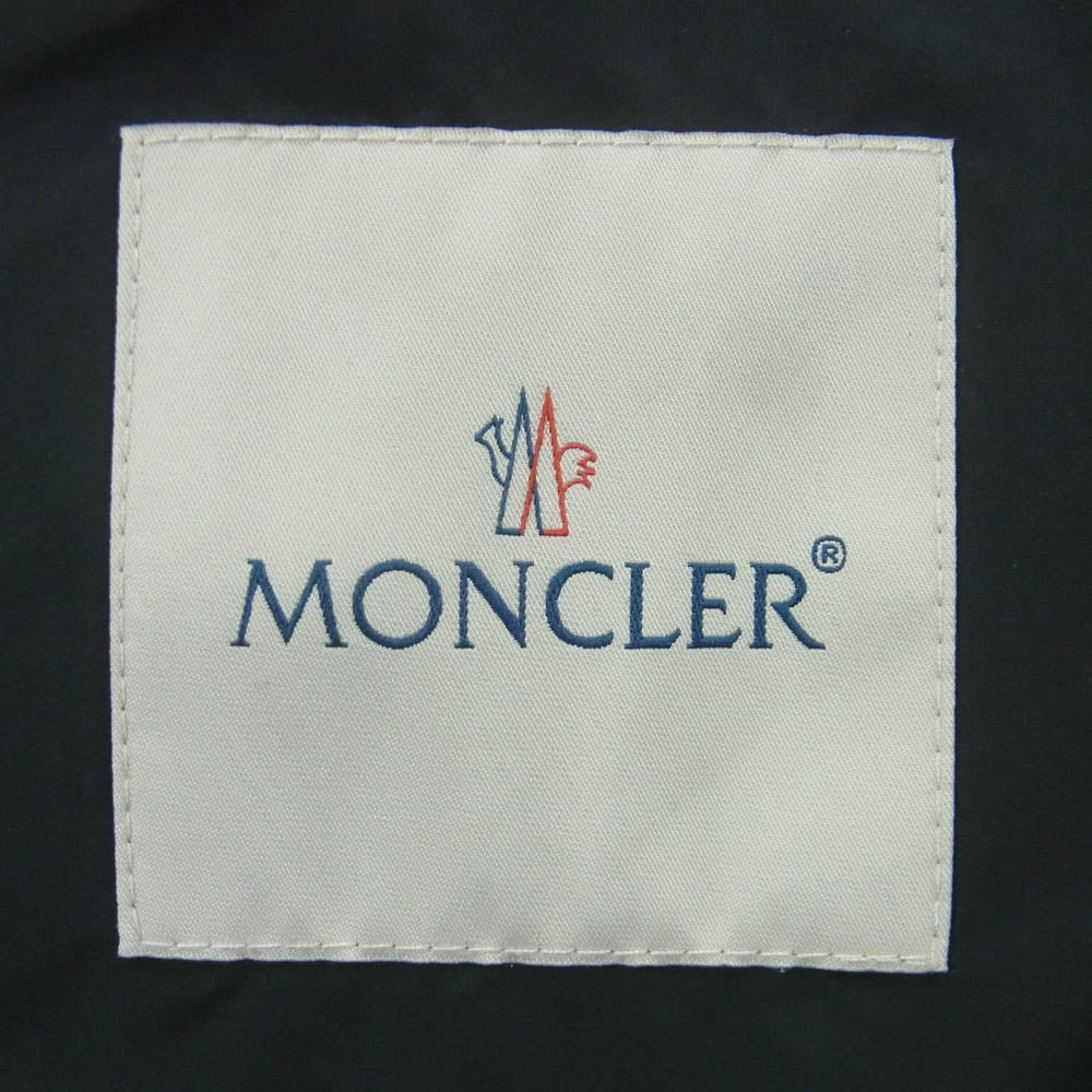 MONCLER モンクレール G10911A74700 54A91 BRIZE GIUBBOTTO ロゴワッペン テクニカルサテン ジップ ジャケット ダークグレー系 2【中古】