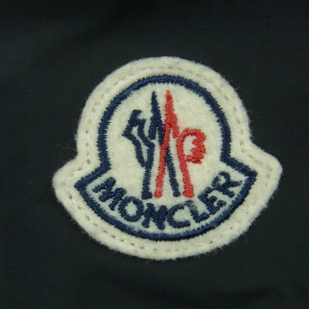 MONCLER モンクレール G10911A74700 54A91 BRIZE GIUBBOTTO ロゴワッペン テクニカルサテン ジップ ジャケット ダークグレー系 2【中古】