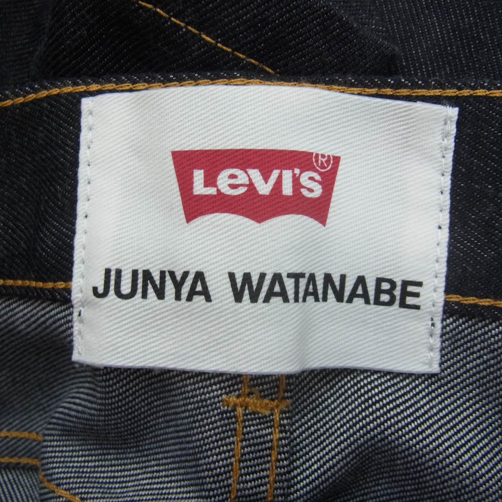 JUNYA WATANABE COMME des GARCONS ジュンヤワタナベコムデギャルソン 24SS JM-S104 × LEVI’S リーバイス ヘムデザイン デニム パンツ インディゴブルー系 XS【中古】