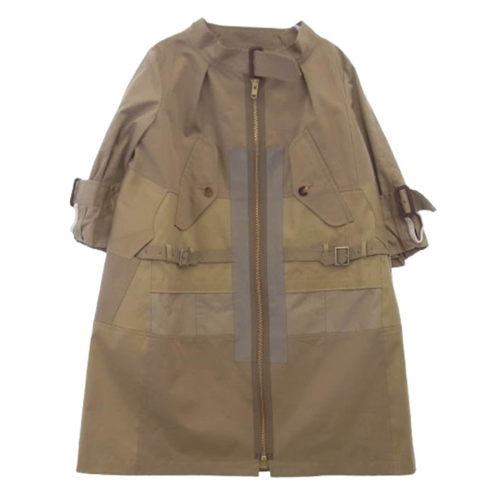 JUNYA WATANABE COMME des GARCONS ジュンヤワタナベコムデギャルソン 20SS JE-O029 PATCHWORK TRENCH COAT パッチワーク トレンチ コート ベージュ系 XS【美品】【中古】