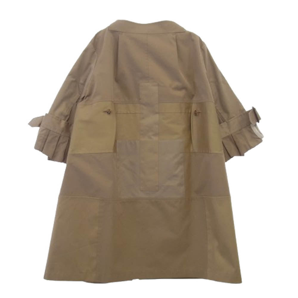 JUNYA WATANABE COMME des GARCONS ジュンヤワタナベコムデギャルソン 20SS JE-O029 PATCHWORK TRENCH COAT パッチワーク トレンチ コート ベージュ系 XS【美品】【中古】