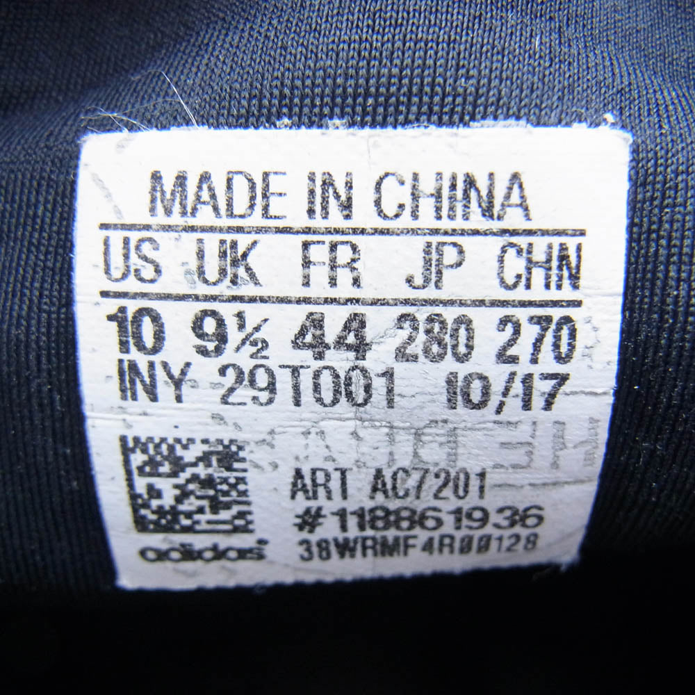 Y-3 Yohji Yamamoto ワイスリー ヨウジヤマモト AC7201 SUBEROU スベロウ ハイカット スニーカー シューズ ダークネイビー系 27cm【中古】