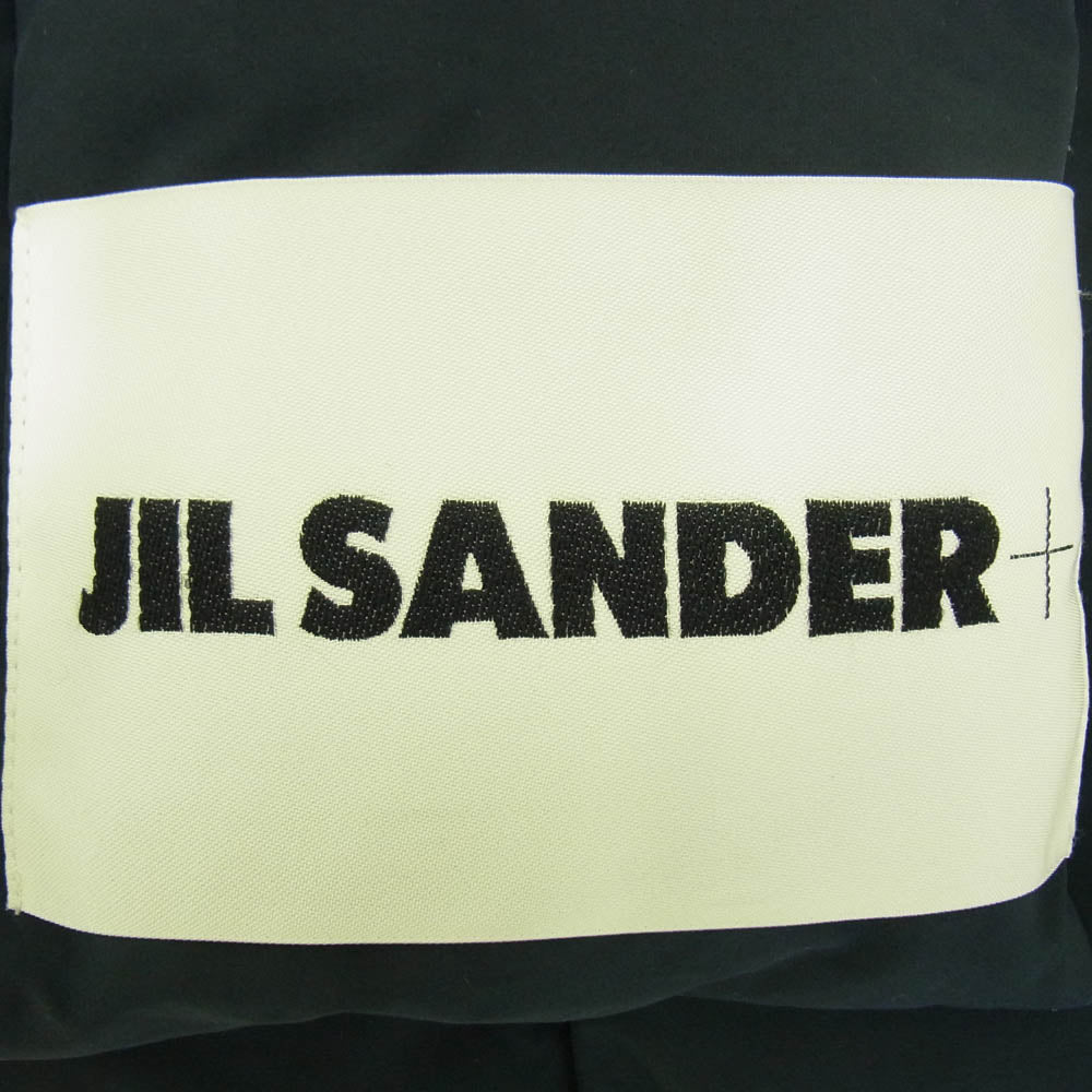 JIL SANDER+ ジルサンダープラス JPPP590294 WP44090092 DOWN SCARF パフ ダウン マフラー スカーフ ネイビー系【中古】