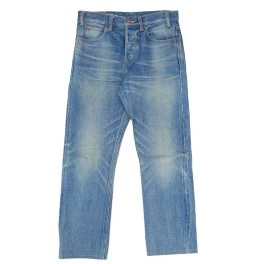 CELINE セリーヌ N213 945F 07UW ボーイフレンド ボタンフライ デニムパンツ ジーンズ インディゴブルー系 26【中古】
