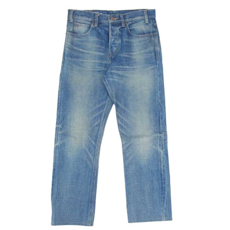 CELINE セリーヌ N213 945F 07UW ボーイフレンド ボタンフライ デニムパンツ ジーンズ インディゴブルー系 26【中古】