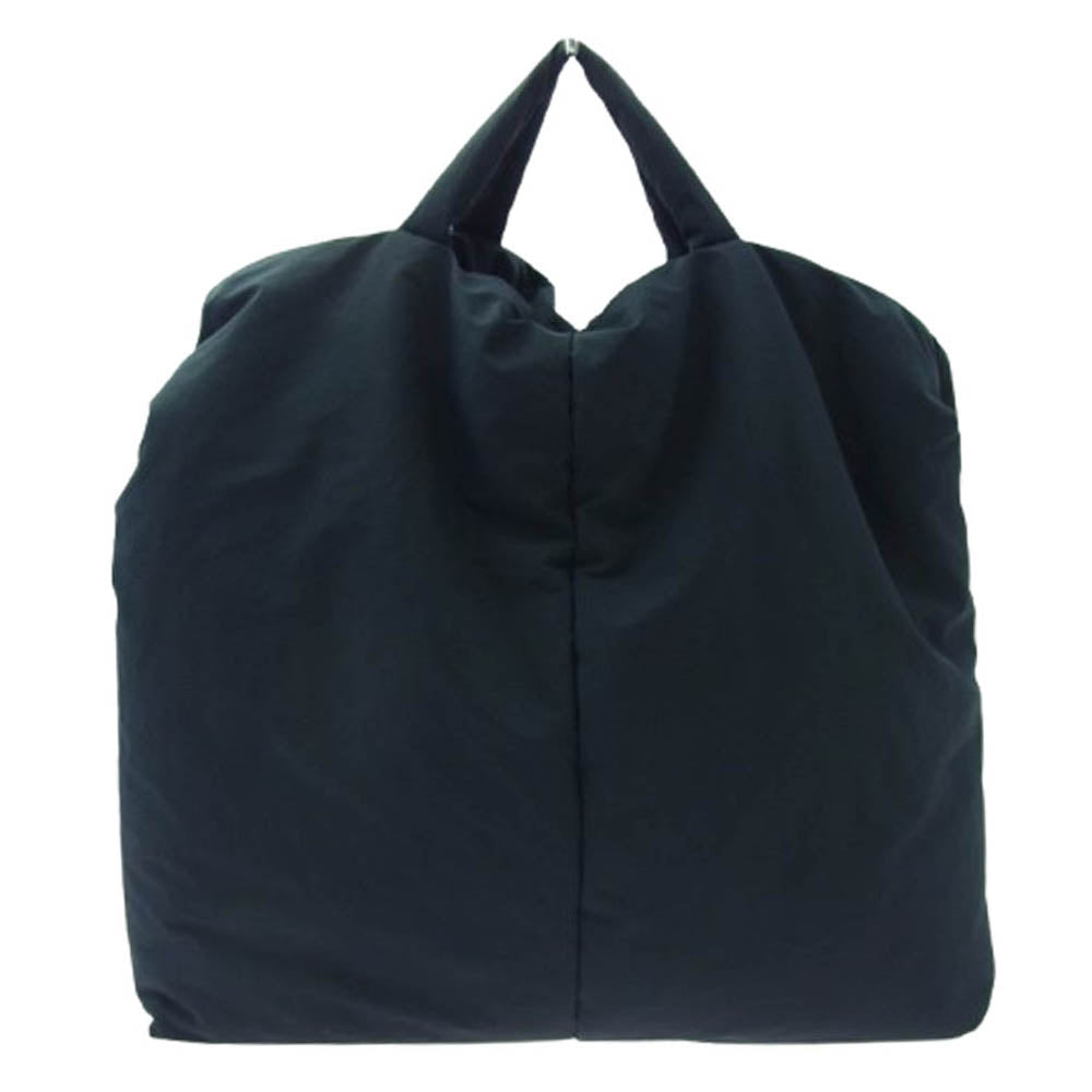 JIL SANDER+ ジルサンダープラス ドローストリング パフ 中綿 ショルダー バッグ　 ネイビー系【中古】