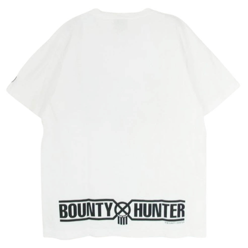 BOUNTY HUNTER バウンティーハンター フロントプリント Tシャツ 半袖カットソー ホワイト系 M【中古】