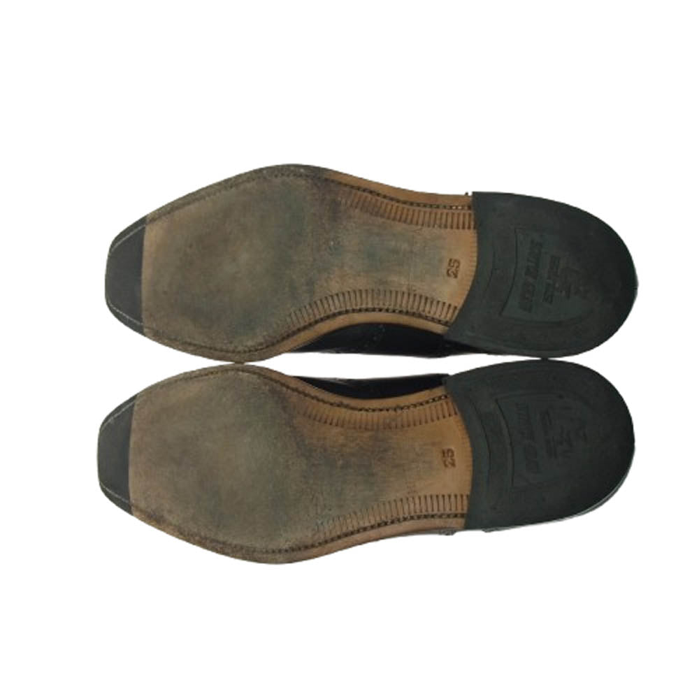 スコッチグレイン H-9041 ウィングチップ レザーシューズ ブラック系 25cm【中古】