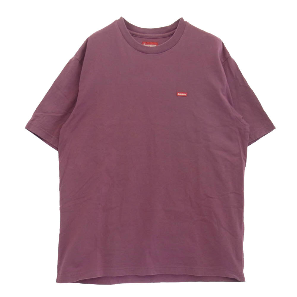Supreme シュプリーム Small Box Logo Tee スモールボックスロゴ クルーネック Tシャツ 半袖カットソー ワインレッド系 S【中古】