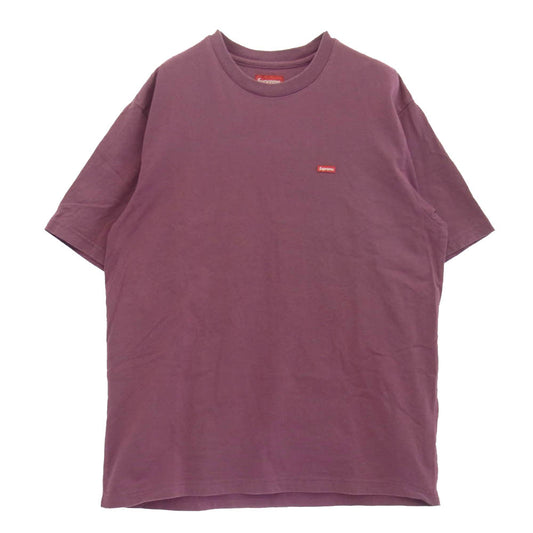 Supreme シュプリーム Small Box Logo Tee スモールボックスロゴ クルーネック Tシャツ 半袖カットソー ワインレッド系 S【中古】