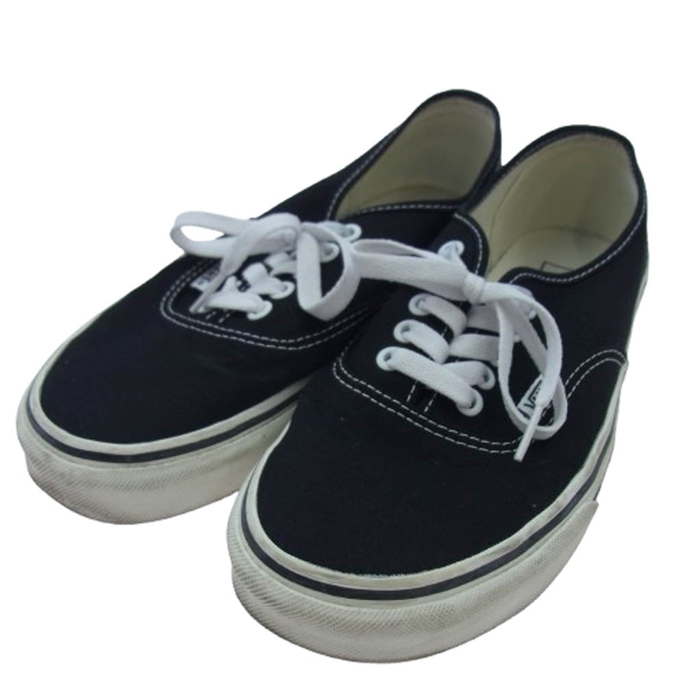 WACKO MARIA ワコマリア 24AW 721278 × VANS バンズ Authentic Canvasオーセンティック キャンバス ローカット スニーカー ブラック系 26.5cm【中古】