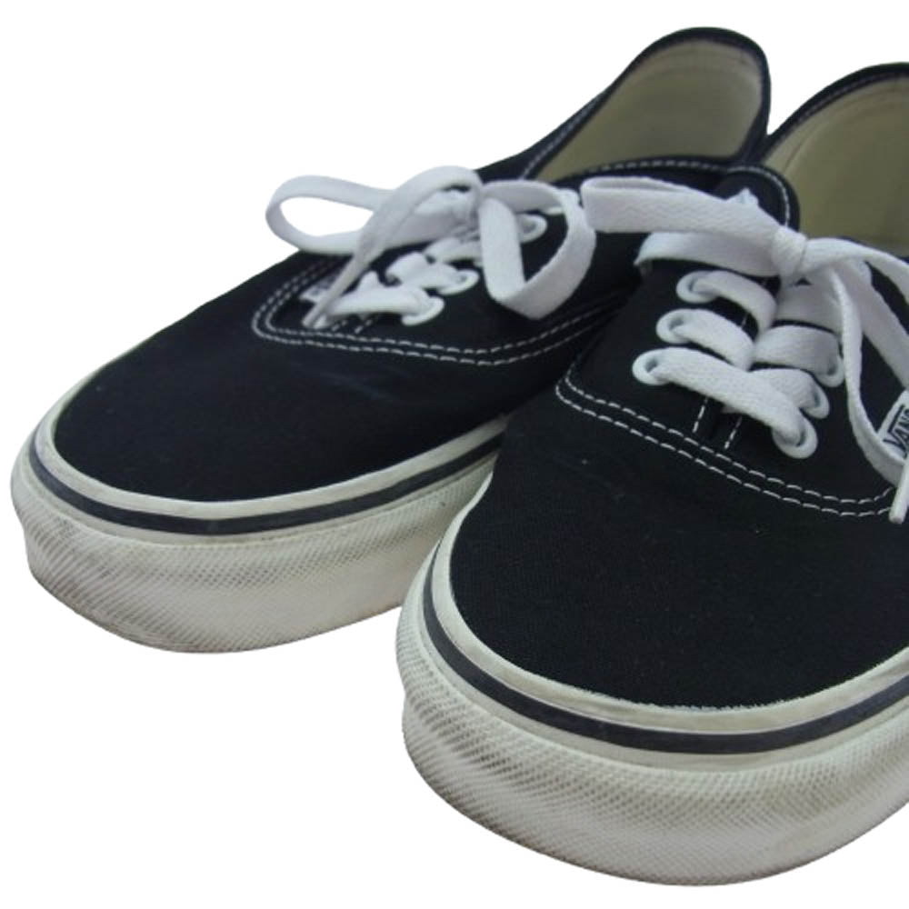 WACKO MARIA ワコマリア 24AW 721278 × VANS バンズ Authentic Canvasオーセンティック キャンバス ローカット スニーカー ブラック系 26.5cm【中古】