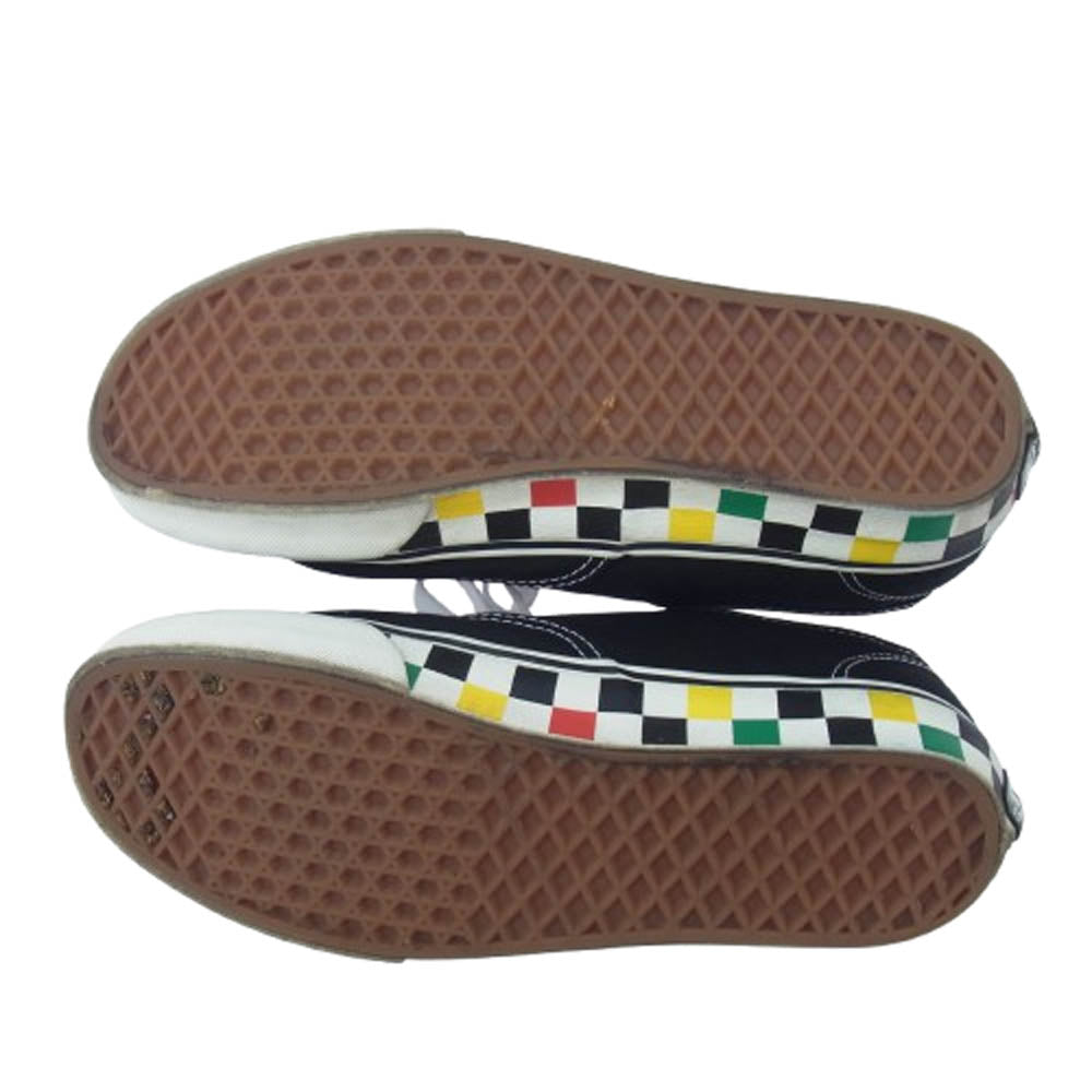 WACKO MARIA ワコマリア 24AW 721278 × VANS バンズ Authentic Canvasオーセンティック キャンバス ローカット スニーカー ブラック系 26.5cm【中古】