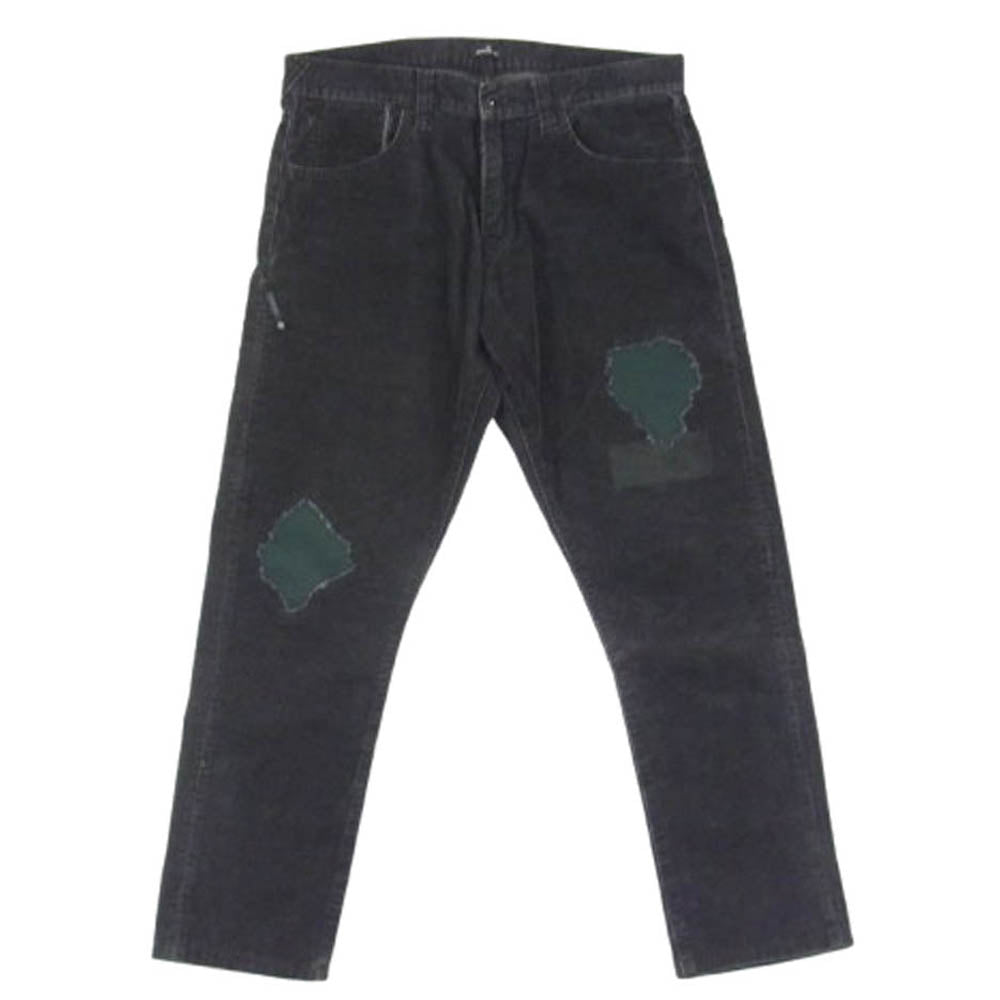 FRAGMENT DESIGN フラグメントデザイン 17AW VFP4031 × DENIM BY VANQUISH Remake tapered corduroy pants リメイク テーパード コーデュロイパンツ ブラック系 30【中古】